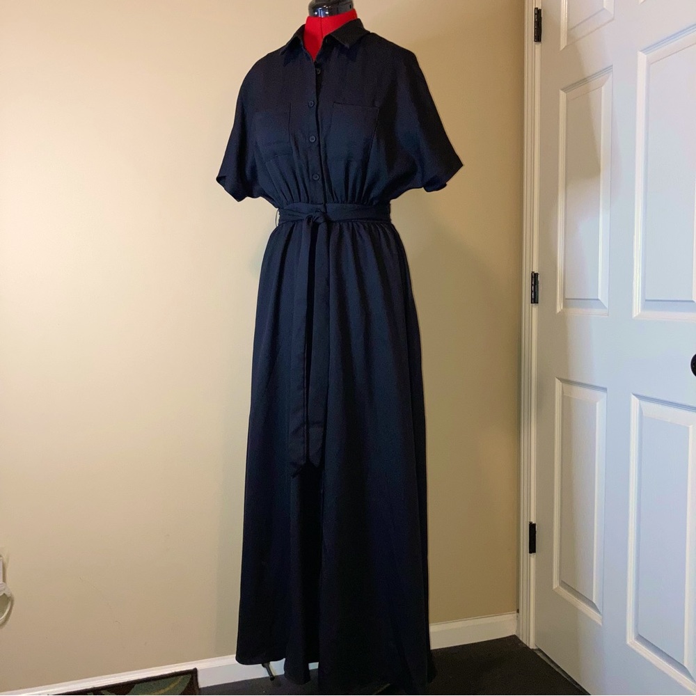 Shein Fit & Flare Shirt Dress